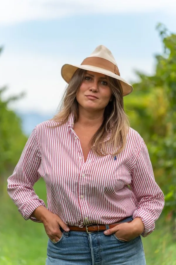 Augusta Bargilli in vigna